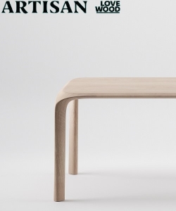 Ging Table modernistyczny stół drewniany Artisan | Design Spichlerz