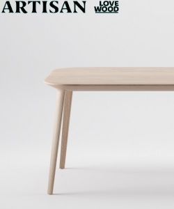 Kalota designerski drewniany stół | Artisan