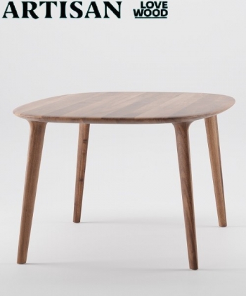 Luc Oval 120 stół z litego drewna | Artisan