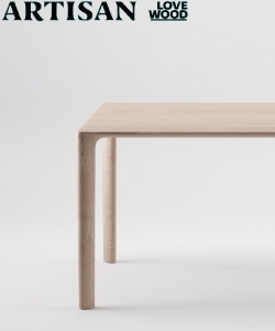Mela designerski drewniany stół | Artisan