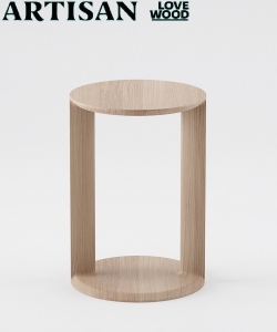 Boaz stolik kawowy z litego drewna | Artisan