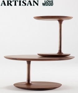 Bloop Coffee Table drewniany stolik kawowy Artisan