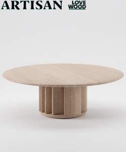 Grid Coffee Table stolik kawowy z litego drewna | Artisan