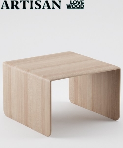 Invito stolik kawowy z litego drewna | Artisan