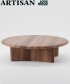 Monument Round Coffee Table drewniany stolik kawowy | Artisan