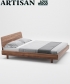 Fin designerskie łóżko drewniane | Artisan