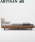 Fin designerskie łóżko drewniane | Artisan