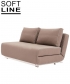 City designerska sofa rozkładana | Softline