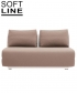 City designerska sofa rozkładana | Softline