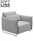 Cord designerski fotel | Softline