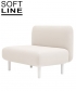 Elle Single designerska sofa modułowa | Softlin