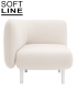 Elle Corner sofa modułowa | Softline