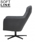 Havana Swivel Low fotel obrotowy Softline