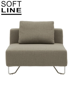 Lotus Single sofa modułowa Softline