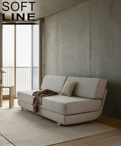 Lounge designerska sofa 3 rozkładana Softline | Design Spichlerz
