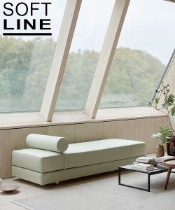 Lubi Daybed klasyczna elegancka rozkładana sofa skandynawska Softline | Design Spichlerz