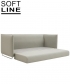 Metro sofa rozkładana | Softline