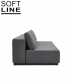 Nevada 3-P trzyosobowa sofa rozkładana | Softline