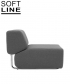 Noa Single sofa modułowa | Softline