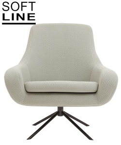 Noomi Swivel fotel obrotowy Softline