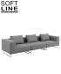 Ohio Single sofa modułowa | Softline