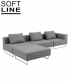 Ohio Single sofa modułowa | Softline