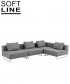 Ohio Single sofa modułowa | Softline