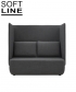 Opera Sofa high elegancka sofa | Softline