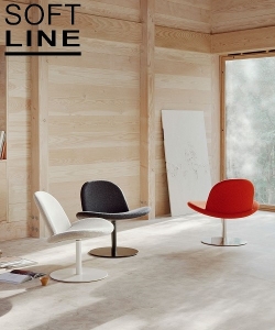 Orlando Swivel designerski fotel obrotowy | Softline
