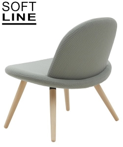 Orlando Chair mały fotel do salonu Softline