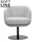 Shelly Swivel fotel obrotowy | Softline