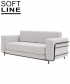 Silver sofa Softline design Stine Engelbrechtsen