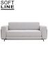 Silver sofa Softline design Stine Engelbrechtsen
