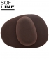 Sisters Pouf backrest pufa z oparciem | Softline