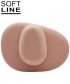 Sisters Pouf backrest pufa z oparciem | Softline