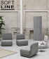 Standby designerski fotel | Softline