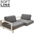 Wood designerska sofa | Softline