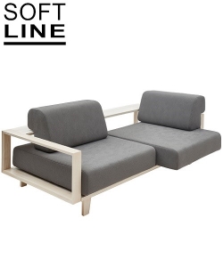 Wood designerska sofa Softline | Design Spichlerz