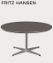 Circular stolik kawowy skandynawski Fritz Hansen