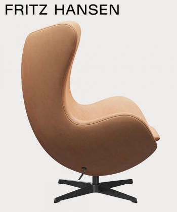 Egg leather 5 Natural legendarny fotel Fritz Hansen