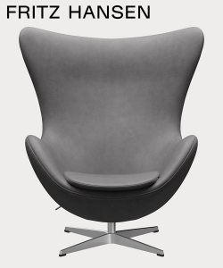 Egg leather 5 EMBRACE legendarny fotel Fritz Hansen