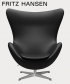 Egg leather 4 legendarny fotel Fritz Hansen