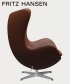 Egg leather 4 legendarny fotel Fritz Hansen