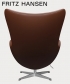 Egg leather 4 legendarny fotel Fritz Hansen