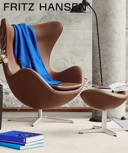 Egg leather 4 legendarny fotel Fritz Hansen