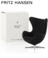 Egg miniaturowy fotel Fritz Hansen