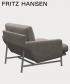 Lissoni lounge chair fotel industrialny Fritz Hansen