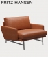 Lissoni lounge chair fotel industrialny Fritz Hansen