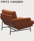 Lissoni lounge chair fotel industrialny Fritz Hansen