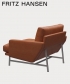 Lissoni lounge chair fotel industrialny Fritz Hansen